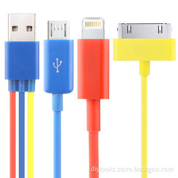 4-in-1 USB Charge and Data Transfer Cable